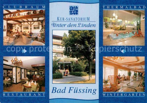 Bad Fuessing Kursanatorium Unter den Linden Clubraum