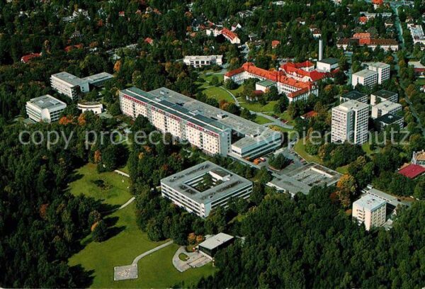 Harlaching Muenchen Städtisches Krankenhaus Fliegeraufnahme