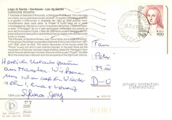 Gardone Garda Il Vittoriale di Gabriele d_Annunzio Vi – Bild 2