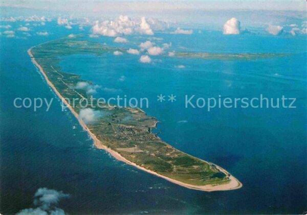 Insel Sylt Luftaufnahme aus 3000 m Höhe