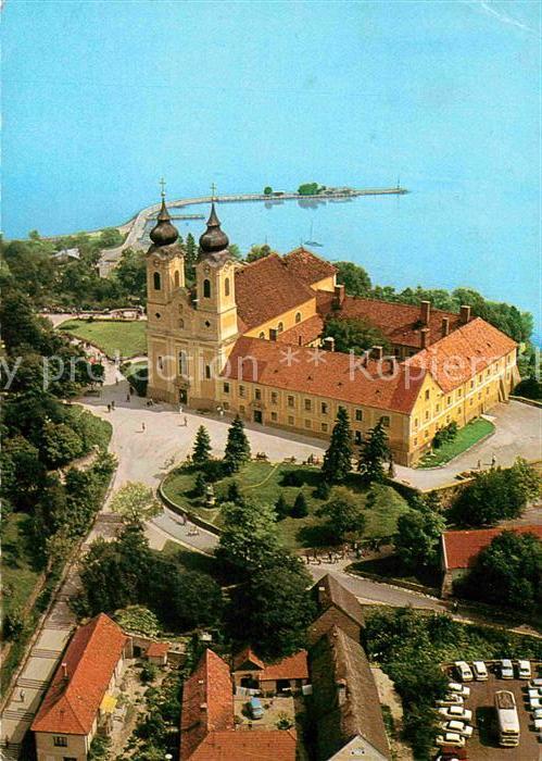 Tihany Latkep az Apatsagi templommal Abteikirc