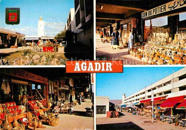 Agadir Detail Avenue des FAR et Place des Oran