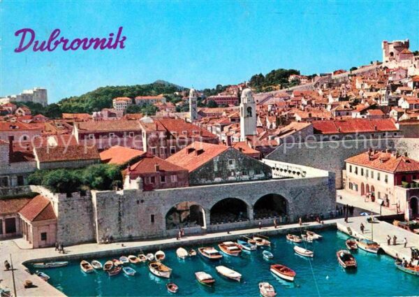 Dubrovnik Ragusa Hafen Altstadt