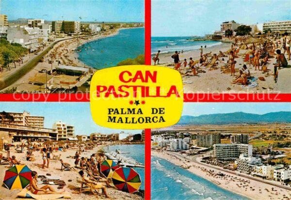 Can Pastilla Palma de Mallorca Strand Hotels Fliegeraufnahme