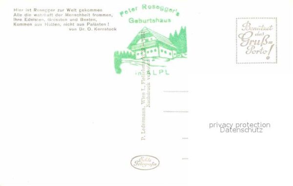 Alpl Peter Rosegger's Geburtsstube – Bild 2