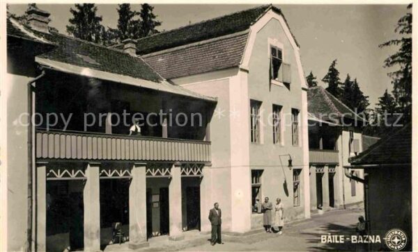 Baile-Bazna Strassenpartie Wohnhaus