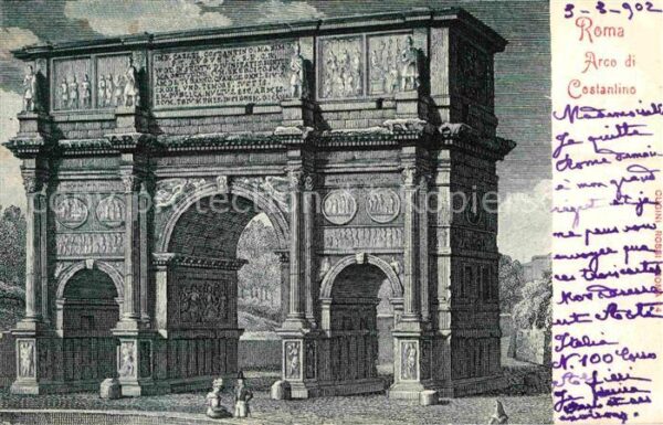Roma Rom Arco di Costantino Litho