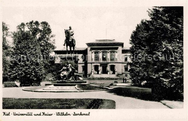 Kiel Universität Kaiser Wilhelm Denkmal Reit