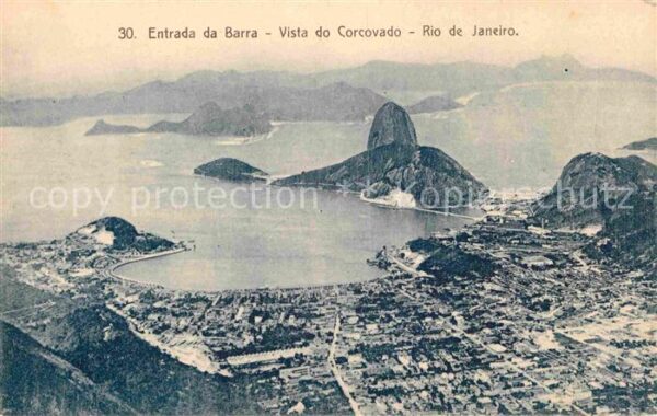Rio de Janeiro Entrada da Barra Vista do Corcovado Zuc