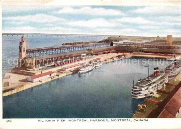 Montreal Quebec Victoria Pier Harbour