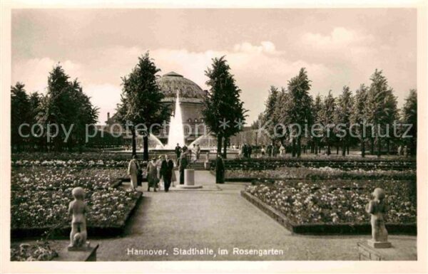 Hannover Stadthalle Rosengarten Fontäne
