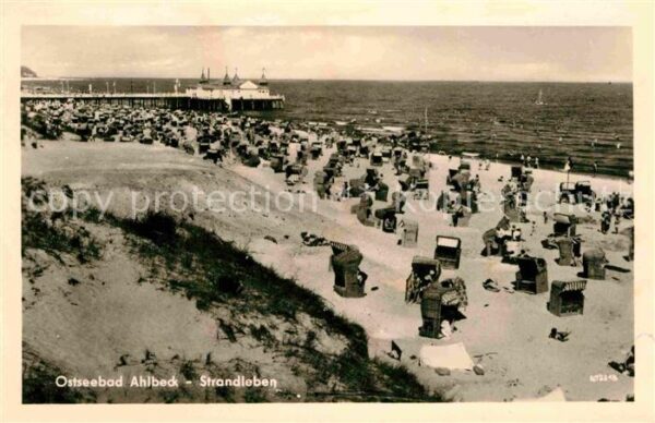 Ahlbeck Ostseebad Strandleben Seebrücke