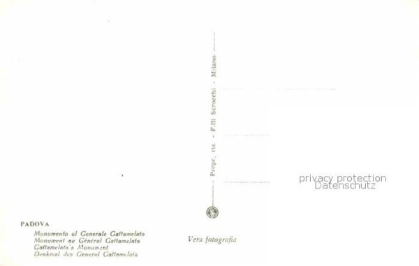 Padova Monumento al Generale Gattamelata Denkm – Bild 2