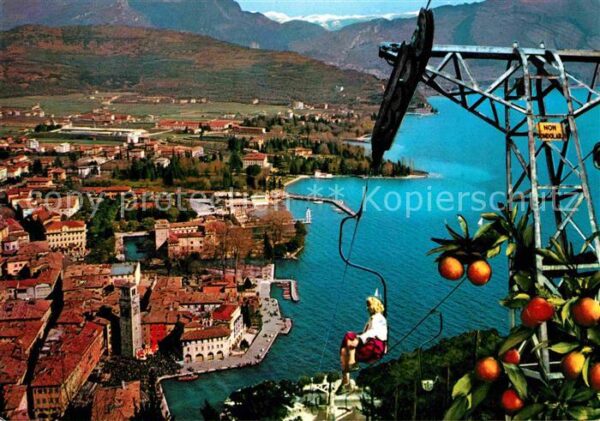 Riva del Garda Sesselbahn zur Burg Orangenbaum Gardase