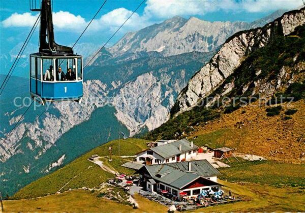 Garmisch-Partenkirchen Hochalm gegen Karwendel Wettersteingebi