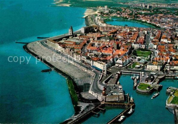 Vlissingen Hafen Altstadt Fliegeraufnahme