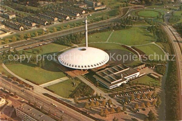 Eindhoven Netherlands Evoluon Bauwerk Architektur Fliegeraufn