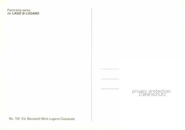 Lago di Lugano TI Luganersee Fliegeraufnahme – Bild 2