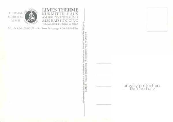 Bad Goegging Limes Therme Kurmittelhaus Fliegeraufna – Bild 2
