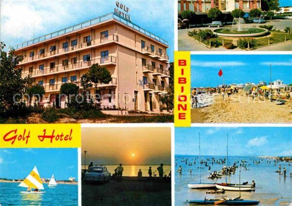 Bibione Spiaggia Golf Hotel Segeln Sonnenunterg
