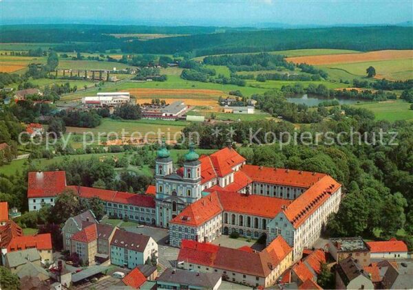 Waldsassen Zisterzienser Stiftskirche Fliegeraufna