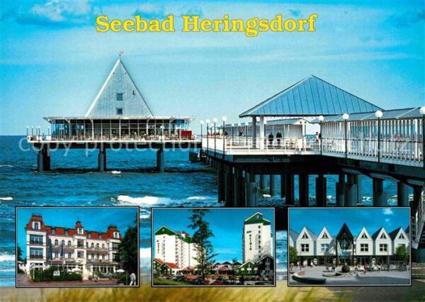 Heringsdorf Ostseebad Usedom Seebrücke Kurhäuser