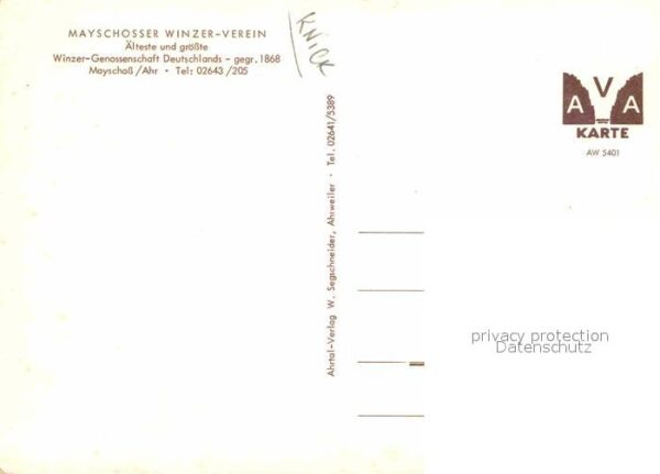 Mayschoss Mayschosser Winzerverein Weinstube Älte – Bild 2
