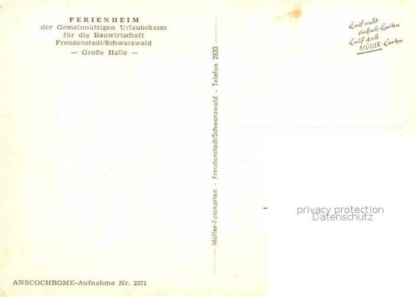 Freudenstadt Ferienheim der Gemeinnützigen Urlaubska – Bild 2