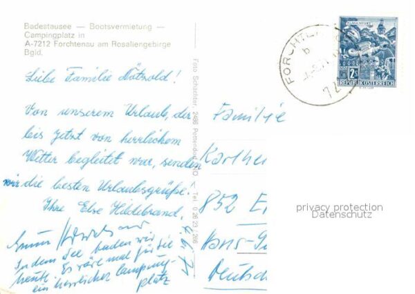 Forchtenau Badestausee Campingplatz am Rosaliengeb – Bild 2