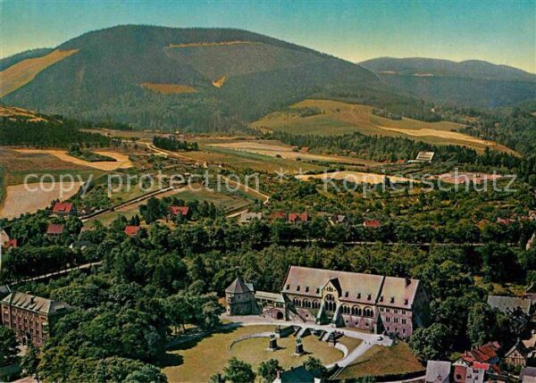 Goslar Kaiserpfalz Fliegeraufnahme