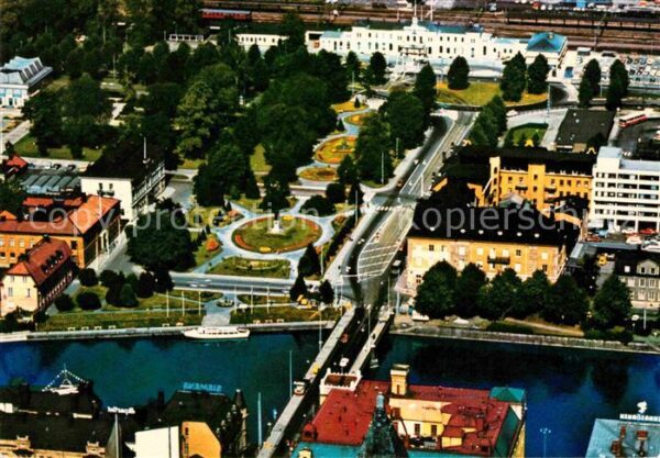 Norrkoeping Karl Johans Park Fliegeraufnahme