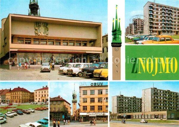 Znojmo Gebäude Einkaufszentrum Historisches St