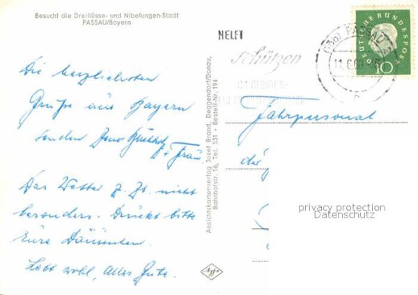 Passau Dreiflüssestadt Nibelungenstadt Veste O – Bild 2