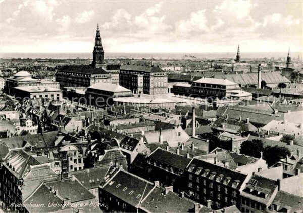 Kobenhavn Udsigt over byen Stadtansicht