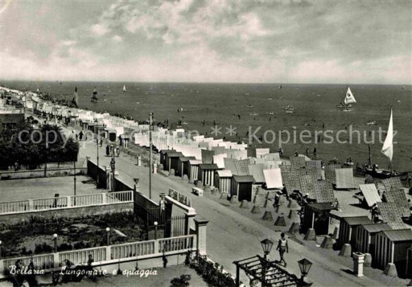 Bellaria Lungomare e spiaggia Strand Promenade