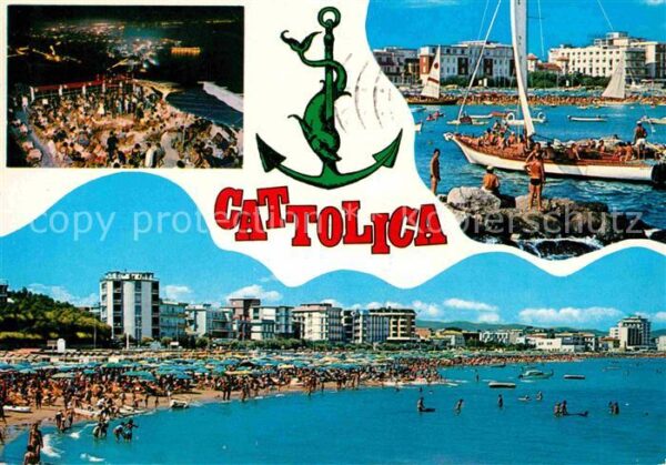 Cattolica Rimini Bar Restaurant Strand Hotels Hafen Sege