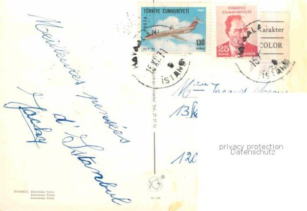 Istanbul Constantinopel Dolmabahce Palast – Bild 2