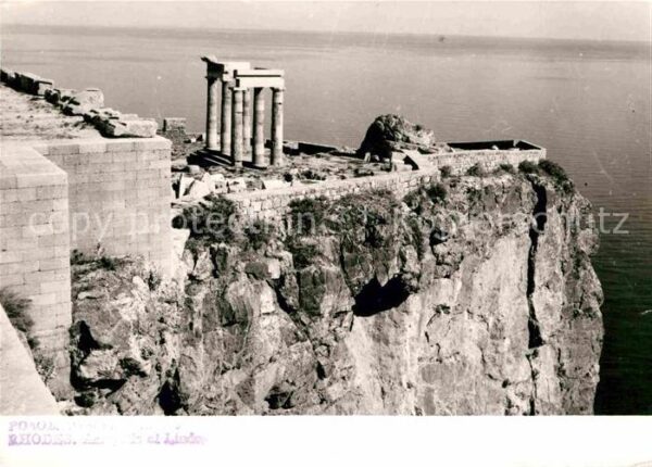 Lindos Lindo Acropolis of Lindos Antike Stätte Ruine
