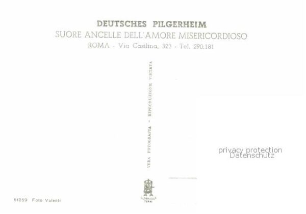 Roma Rom Deutsches Pilgerheim Suore Ancelle dell – Bild 2