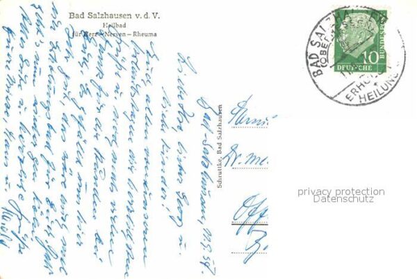 Bad Salzhausen Kurhaus Liegehallen Saline Altes Wasser – Bild 2