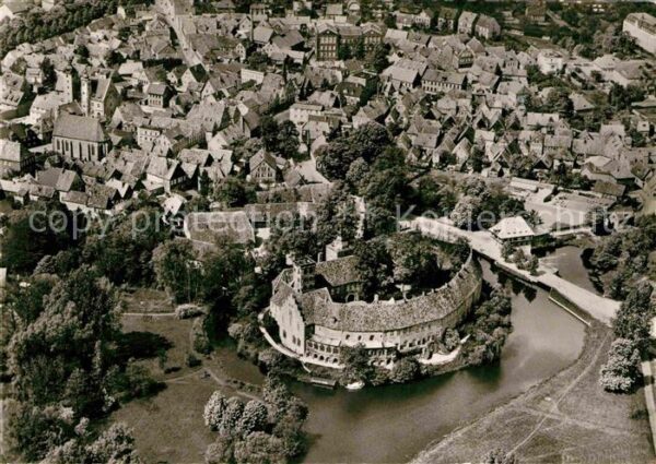 Burgsteinfurt Fürstliches Schloss Fliegeraufnahme