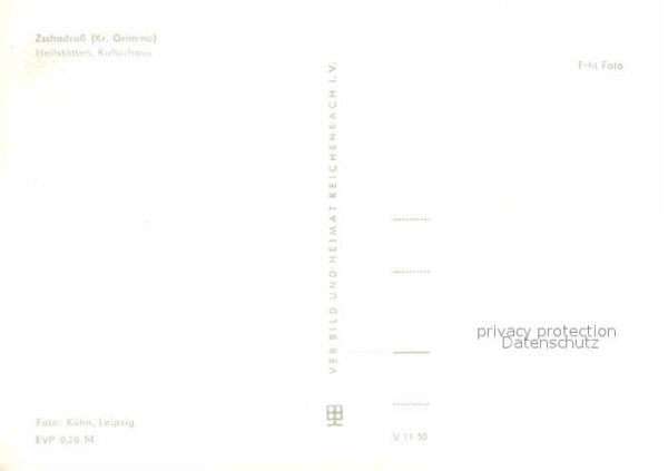 Zschadrass Heilstätten Kulturhaus – Bild 2