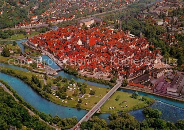 Hann. Muenden Altstadt Fliegeraufnahme