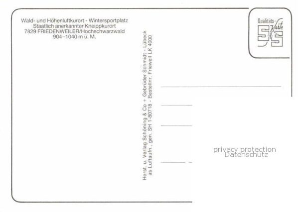 Friedenweiler Höhenluftkurort Schwarzwald Fliegeraufn – Bild 2