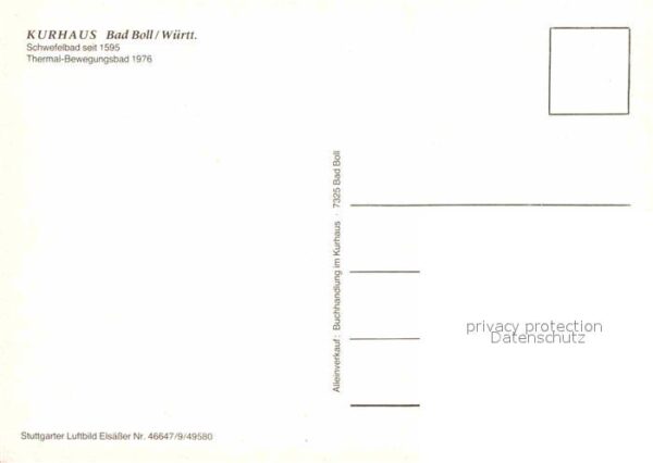 Bad Boll Kurhaus Fliegeraufnahme – Bild 2