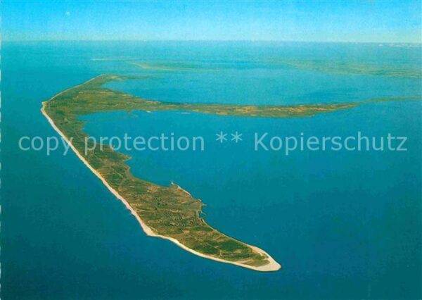 Insel Sylt Luftaufnahme aus etwa 3500 m Höhe