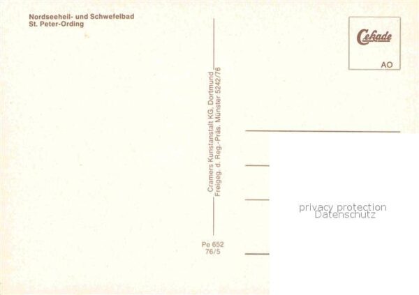 St Peter-Ording Nordseeheilbad Schwefelbad Fliegeraufna – Bild 2