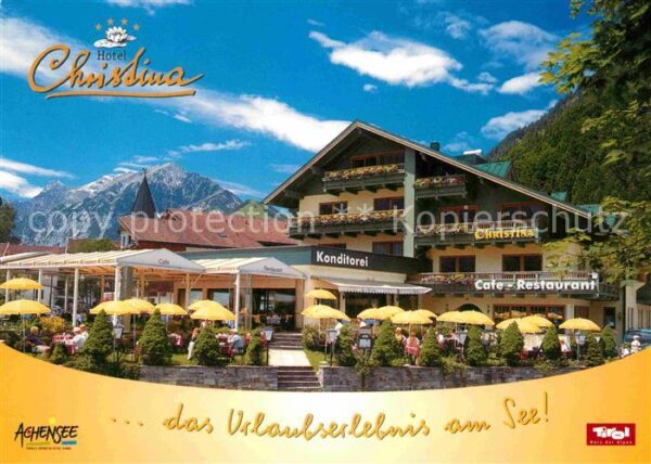 Achensee Hotel Christina Cafe Restaurant Alpenbl