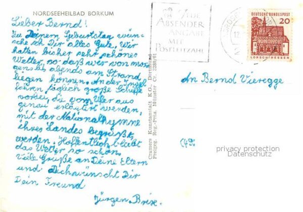 Borkum Leuchtturm Fliegeraufnahme – Bild 2