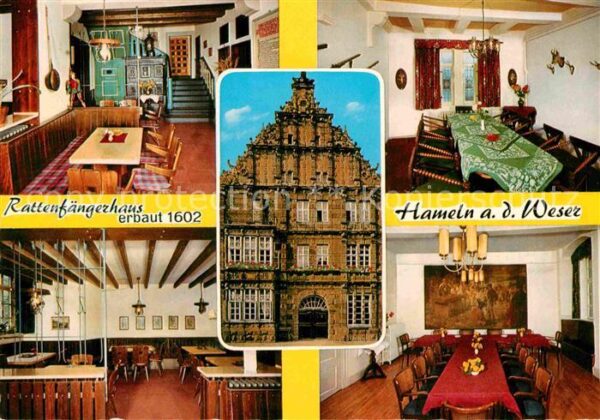Hameln Weser Rattenfängerhaus 17. Jhdt. Historisches